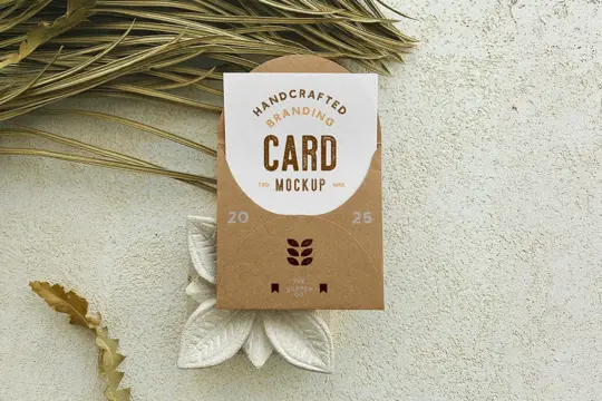 Free Luxury Kraft Envelope Mockup