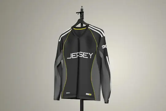 Football Long Sleeve Jersey Mockup