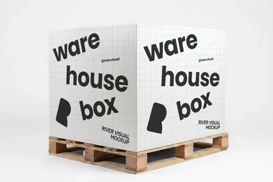 Warehouse Packaging Mockup