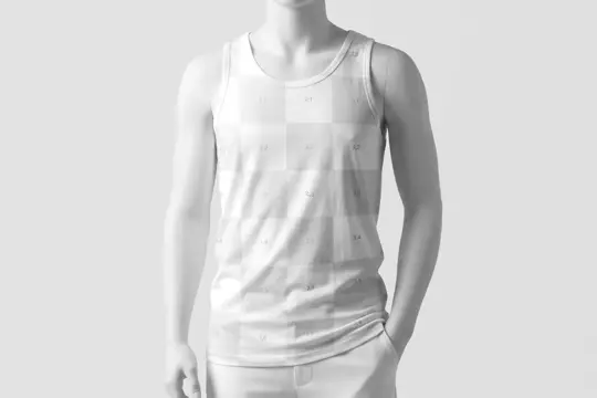 Free Tank Top Mockup on Mannequin