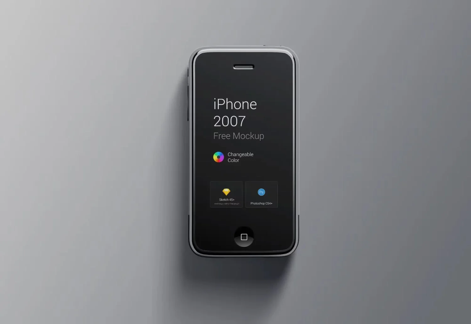 Iphone First Generation Interface iPhone 1St Generation Mockup