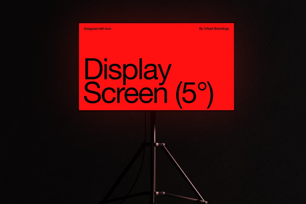 Screen Display Samples Display Screen Mockup (Free Sample)