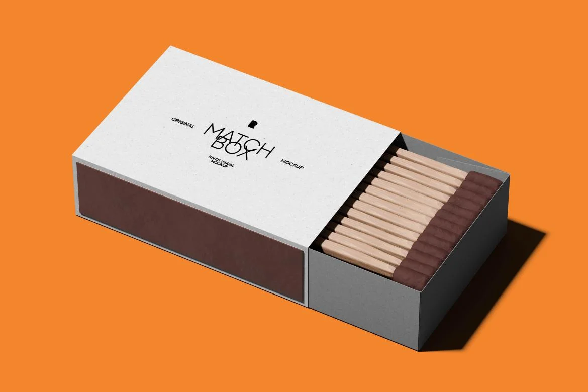 Match Box Mockup