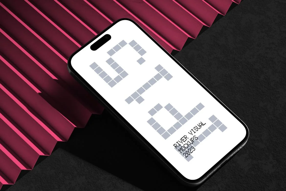Sharp Iphone Sharp Edges iPhone 15 Pro Mockup