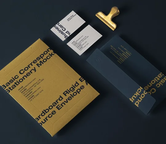 Stationery Mailing PSD Envelope Mockup
