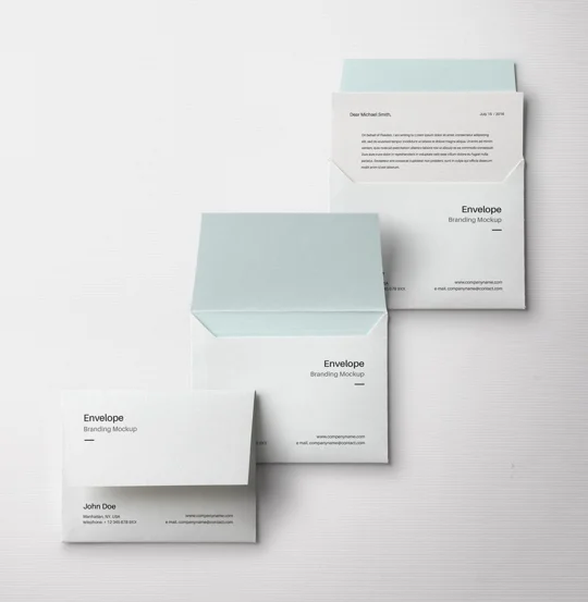 Envelope Letter PSD Mockup