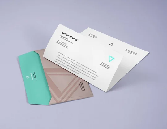 Envelope Letter PSD Branding Mockup
