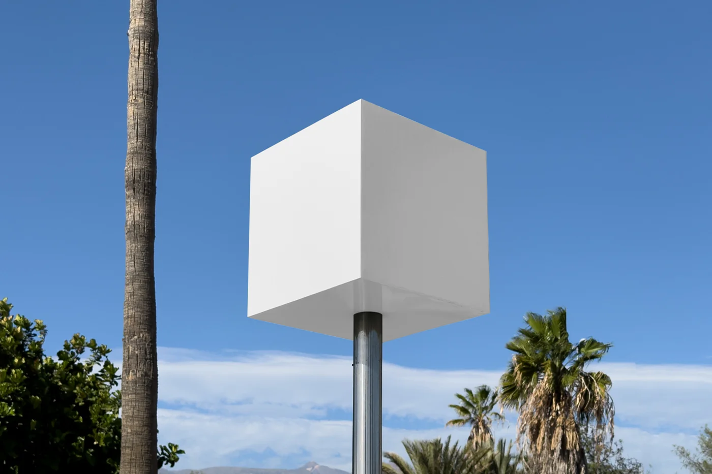 Cube Sign Mockup