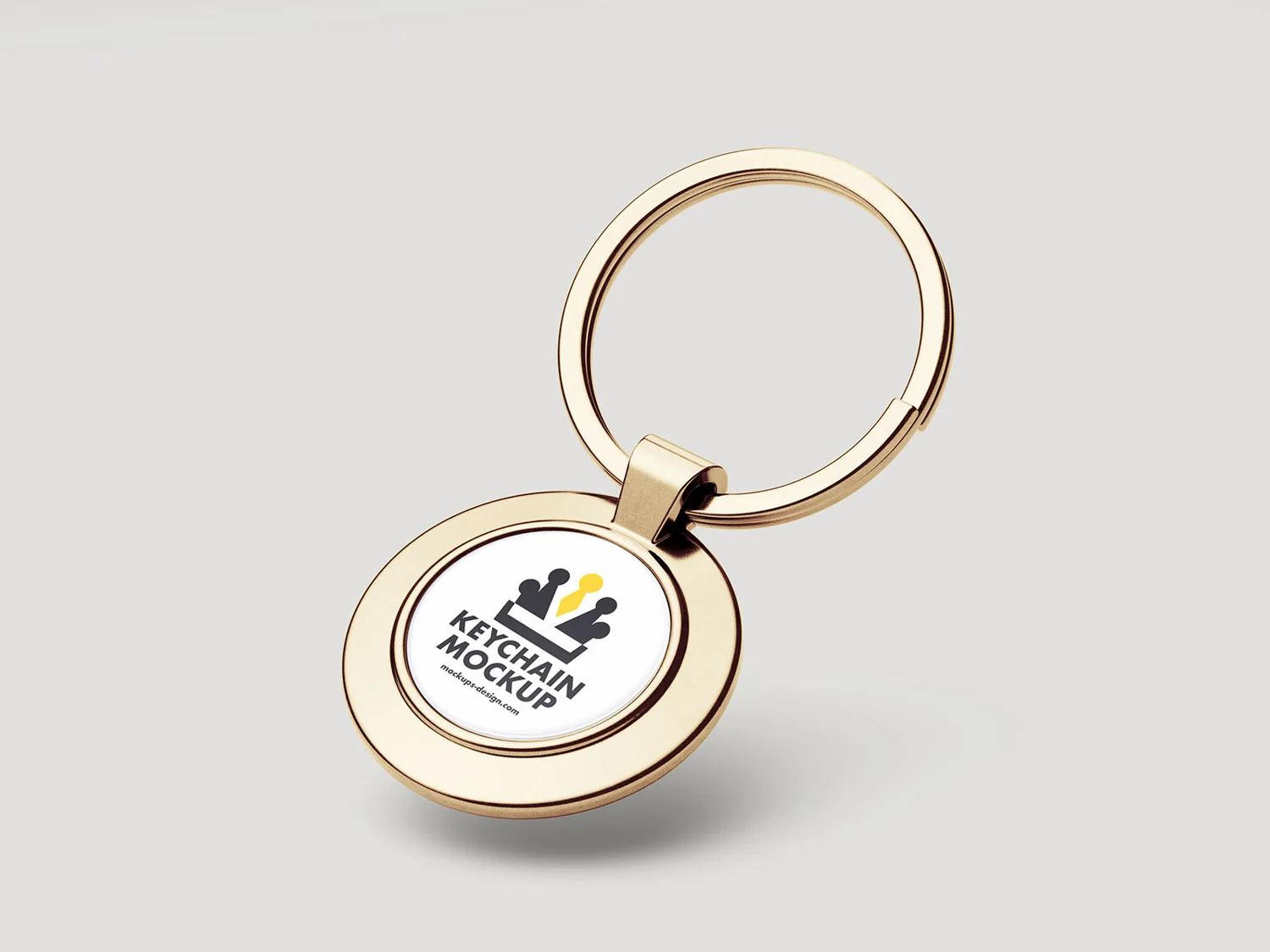 Shent Key Shiny Key Chain Mockup