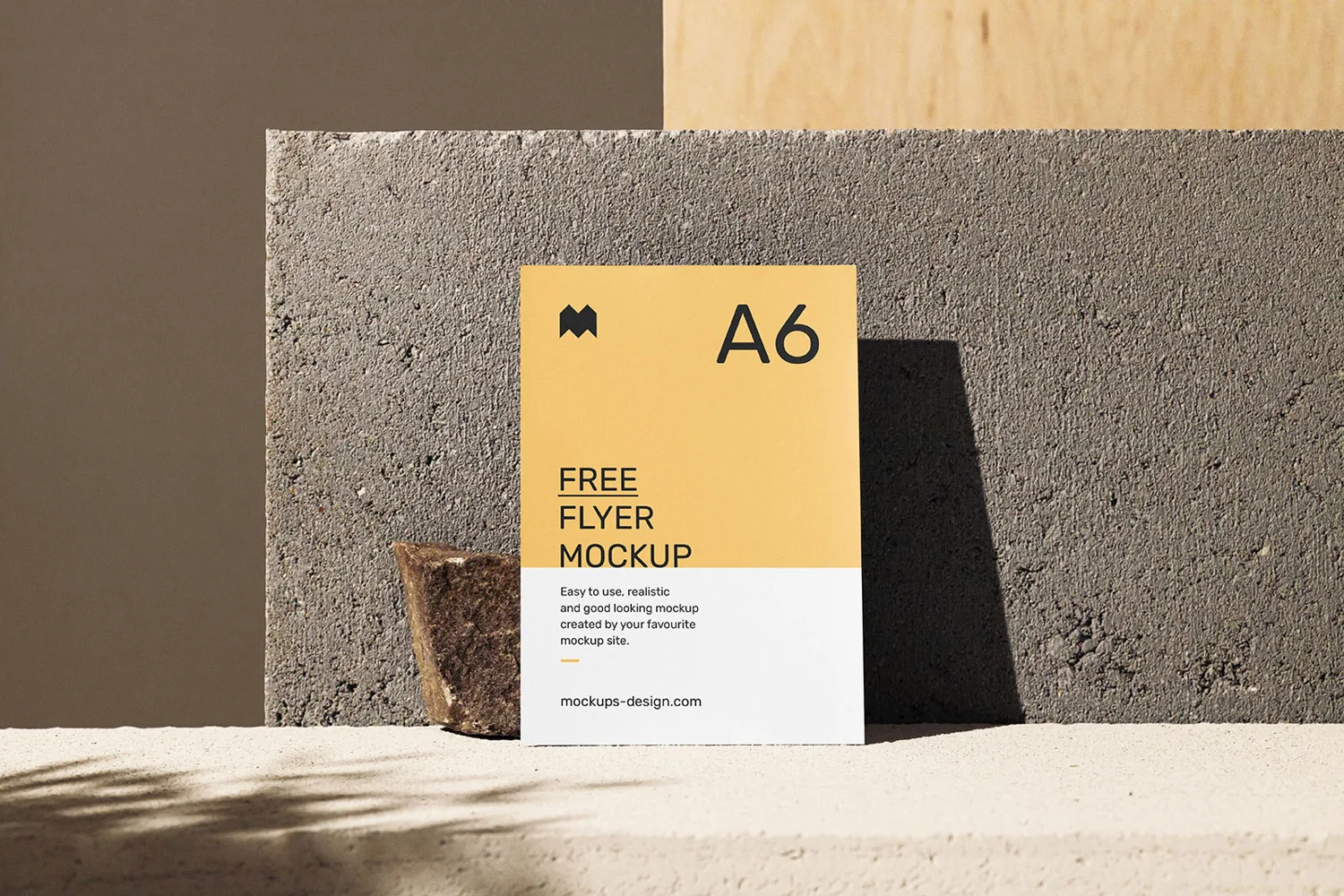 Single Flyer Scene Mockup