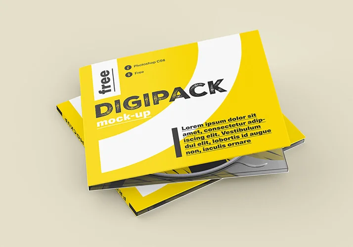 Digipack Product Development Free Digipack Mockup / High-Res PSD