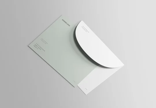 Free Postcard With Envelope Mockup | High-Resolution PSD