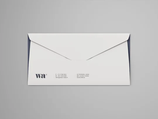Side Seam Envelope Mockup