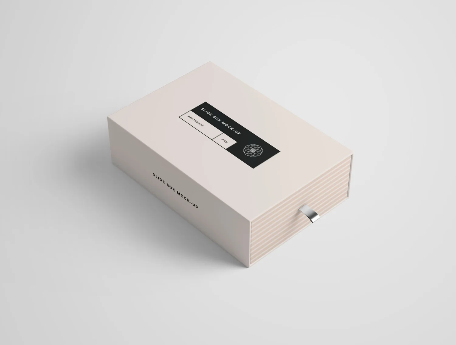 Rectangle Slide Box Mockup