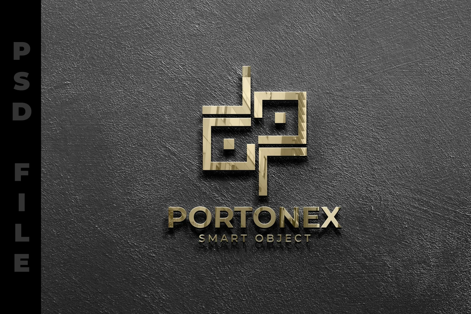 3D Reflection Logo Mockup