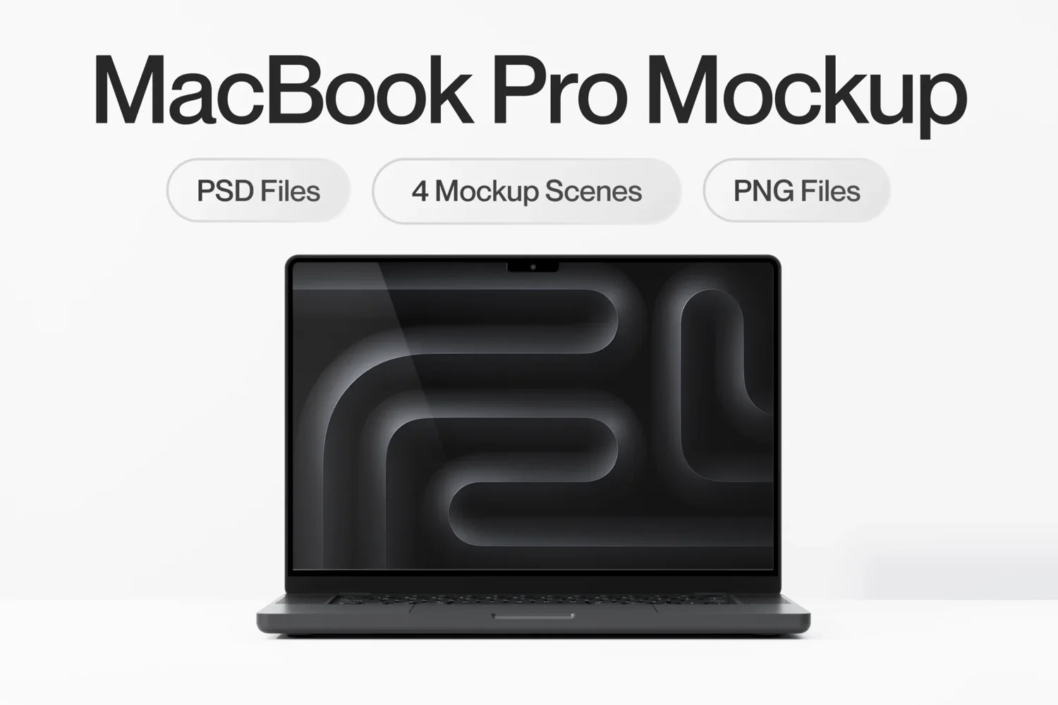 MacBook Pro M3 Mockup - Light Version
