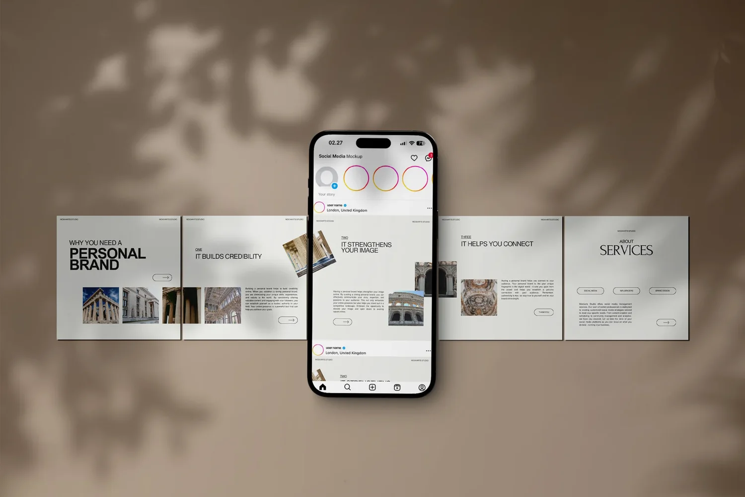 Instagram Carousel Mockup