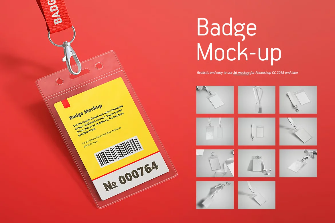Name Tag / Badge Mockup