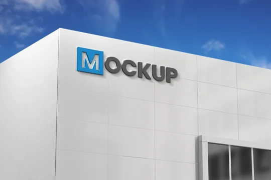 Building Sign Mockup