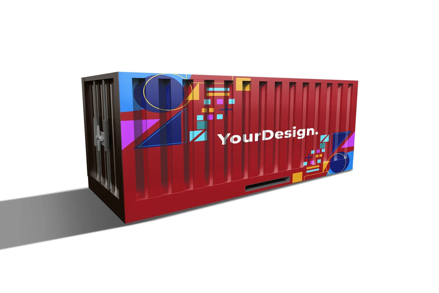 Shipping Container Mockup PSD