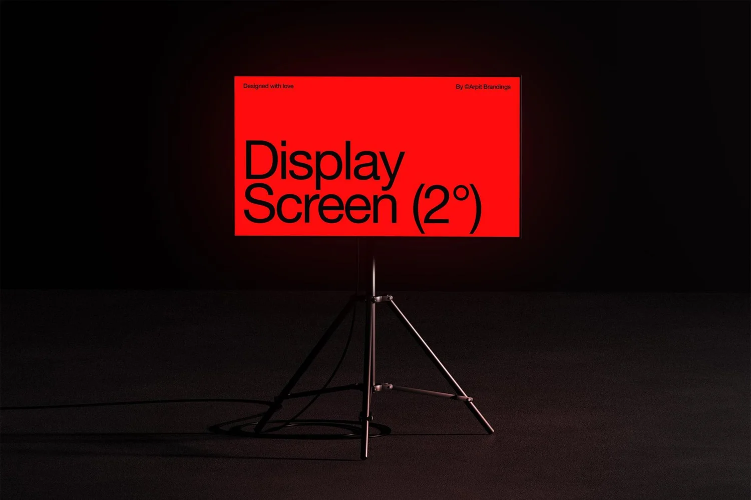 Screen Display Samples Conference Display Screen Mockup