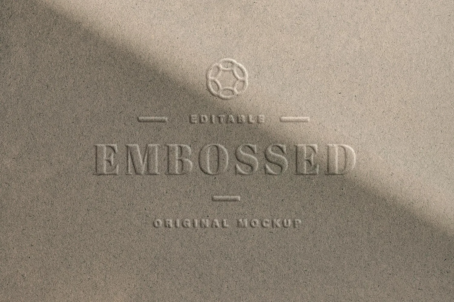 Embost Paper Embossed Paper Mockup