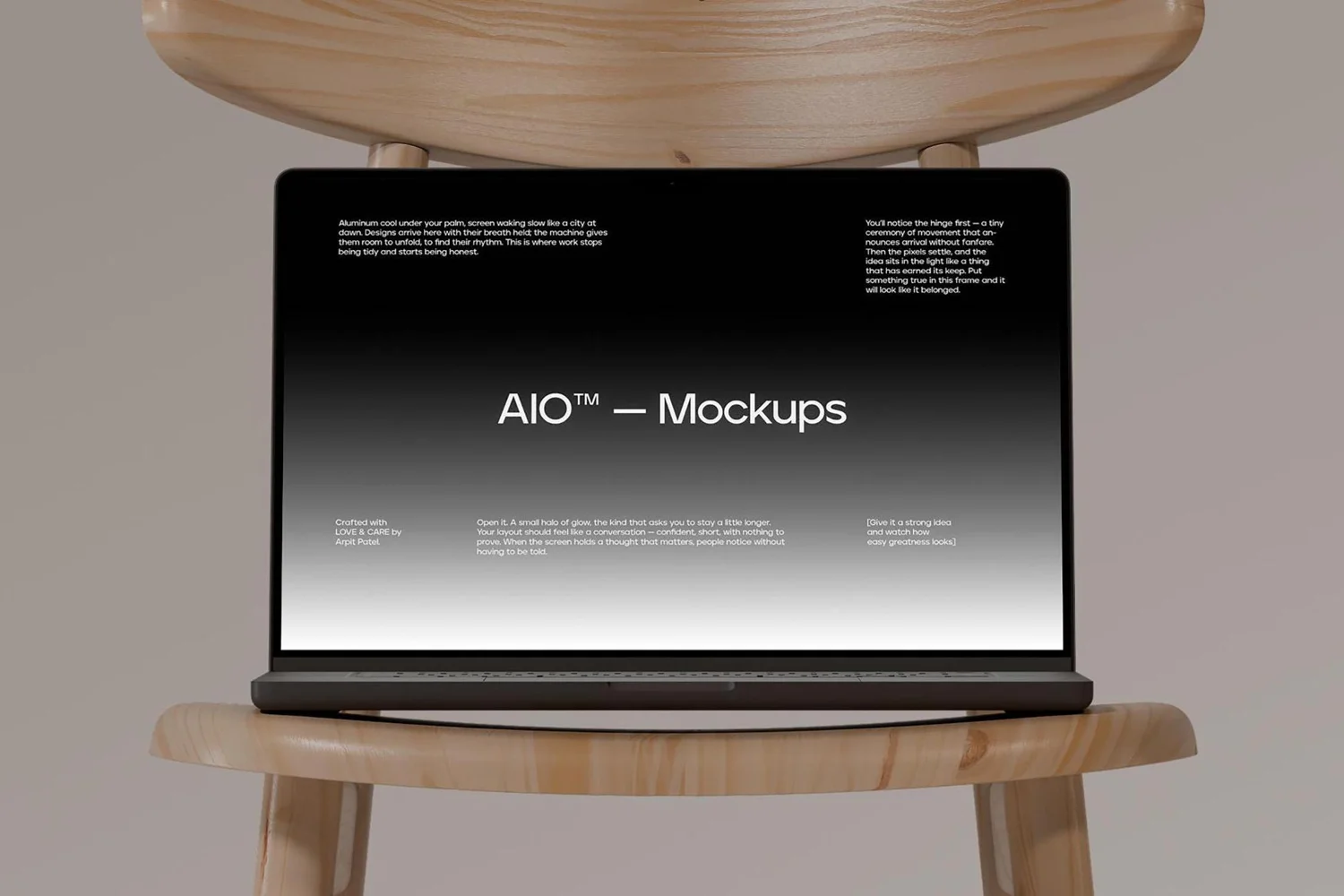 MacBook Pro 16 Inch Mockup