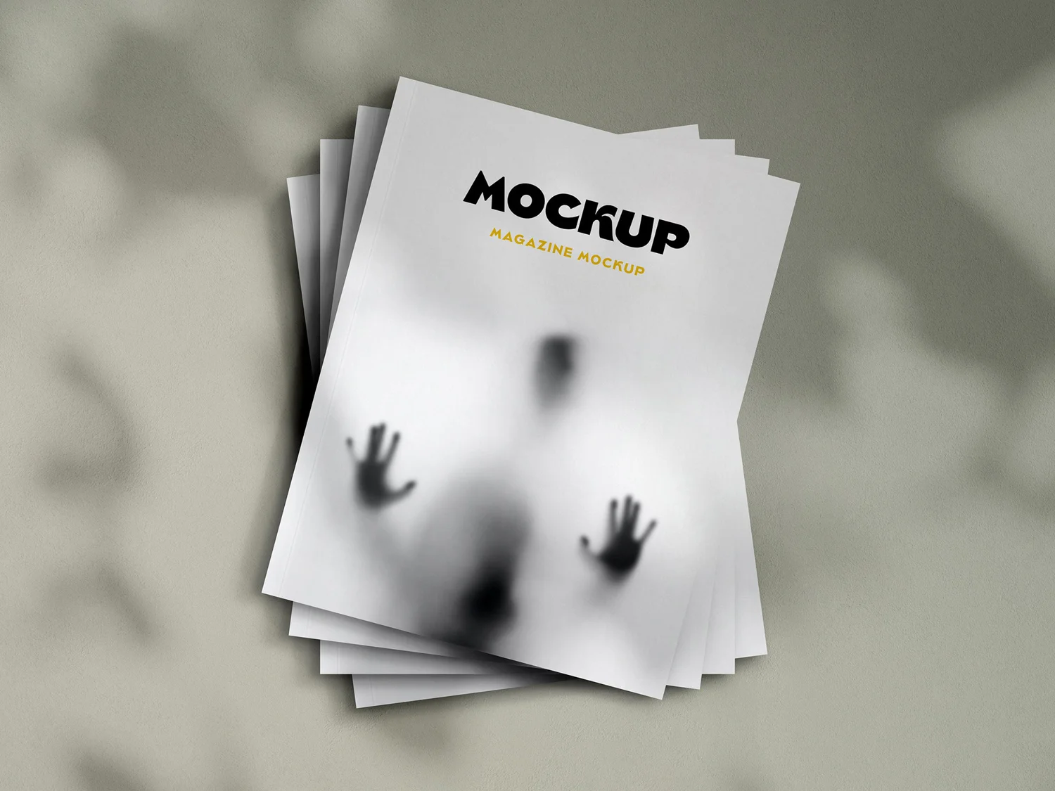 Mockups Magazine Example Stacked US Magazines Mockup
