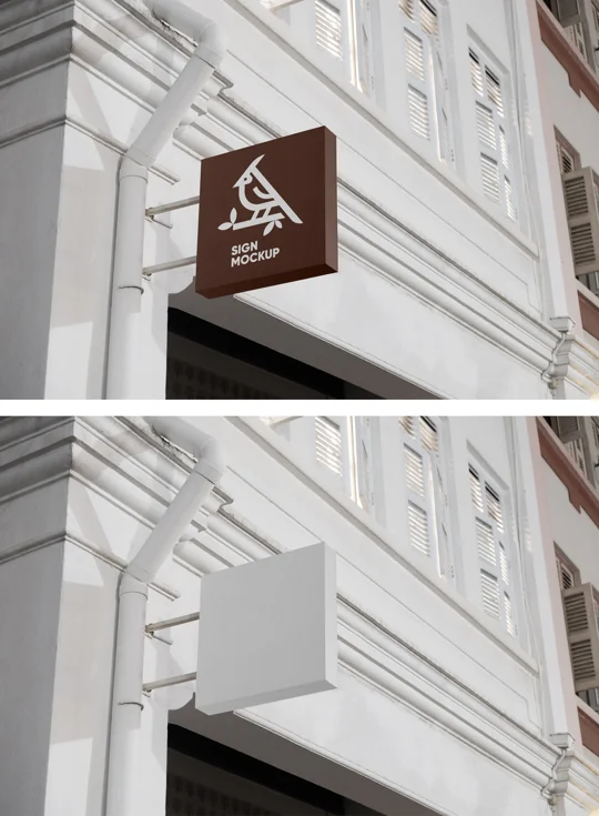 Elevation Sign Mockup